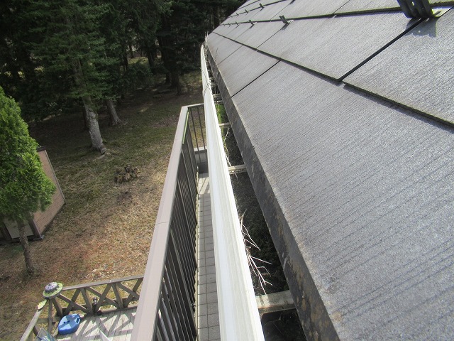 山中湖村　雨樋清掃